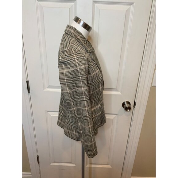 Maeve Anthropologie Tan Brown Houndstooth Blazer NWT $168, SizeXSP - Picture 2 of 5